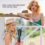 Hair Styling Tools: Hot Air One-Step Hair Dryer Negative Ion Anti-Frizz Blowout for Drying,Straightening, Curling and Volumizer (AU Plug)