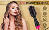 Hair Styling Tools: Hot Air One-Step Hair Dryer Negative Ion Anti-Frizz Blowout for Drying,Straightening, Curling and Volumizer (AU Plug)