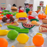 Dining Set: Tasty Treats Play Food Set for kids (115 pcs)