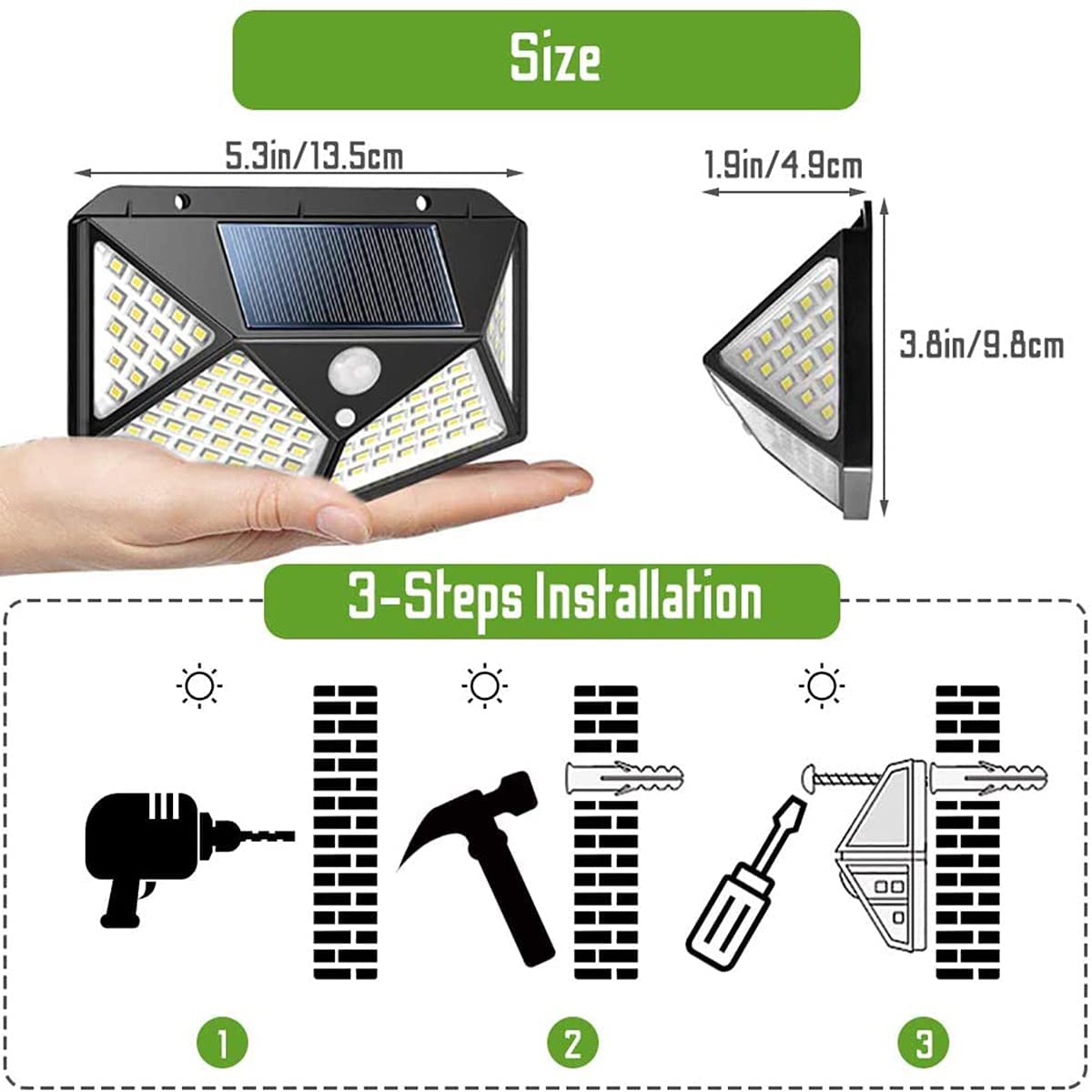 Outdoor Lights: 100 Waterproof LED Solar Fairy Light Outdoor with 8 Lighting Modes for Home,Garden and Decoration (4 pack)