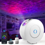 Coloured Lights: Star Projector Galaxy Light Bedroom connected with Alexa and Google Home