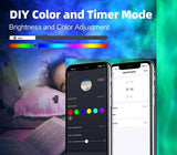 Coloured Lights: Star Projector Galaxy Light Bedroom connected with Alexa and Google Home