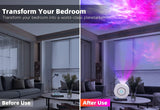 Coloured Lights: Star Projector Galaxy Light Bedroom connected with Alexa and Google Home