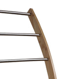Towel Racks & Holders: Bamboo Towel Bar Metal Holder Rack 3-Tier Freestanding and Bottom shelf for Bathroom