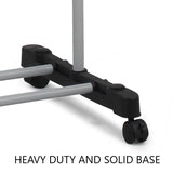 Kitchen & Bathroom DIY: Folding 3 Tier Clothes Laundry Drying Rack with Stainless Steel Tubes for Indoor & Outdoor Home