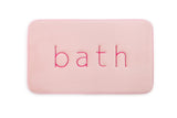Dog Beds: Extra Thick Memory Foam & Super Comfort Bath Rug Mat for Bathroom (60 x 40 cm, Pink)