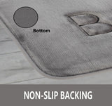 Dog Beds: Extra Thick Memory Foam & Super Comfort Bath Rug Mat for Bathroom (60 x 40 cm, Grey)