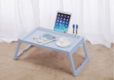 Laptop Stands: Multifunction Laptop Bed Desk with foldable legs for Home Office (Blue)
