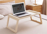 Laptop Stands: Multifunction Laptop Bed Desk with foldable legs for Home Office (White)