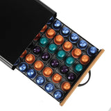 Kitchen Appliance Accessories: CARLA HOME Coffee Pods Holder Storage Drawer Compatible with 60 Nespresso Pods for Kitchen Storage & Organisation (Natural)