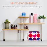 Kitchen & Bathroom DIY: CARLA HOME 3 Tier Corner Shelf Kitchen Spice Rack Organiser with Hooks for Home Storage & Organisation