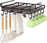 Drying Racks & Hangers: Multifunctional Under Cabinet Cutting Board Metal Holder Organiser