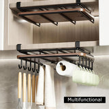 Drying Racks & Hangers: Multifunctional Under Cabinet Cutting Board Metal Holder Organiser