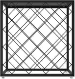 Wine Racks: Freestanding Metal Wine Rack for 25 Bottles