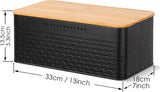 Food Storage: Bread Bin with Bamboo Lid used as Chopping Board for Kitchen Countertop