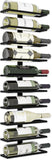 Wine Racks: Metal Wall Mount Wine Rack for Wine Bottles, Liquor, Champagne (Holds 10 Bottles)