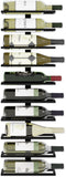 Wine Racks: Metal Wall Mount Wine Rack for Wine Bottles, Liquor, Champagne (Holds 10 Bottles)