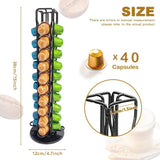 Coffee Machines & Accessories: Coffee Pods Holder Storage Compatible with 40 Nespresso Pods