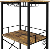 Wine Racks: CARLA HOME Freestanding Wine Rack for 20 Bottles with Wood Countertop and Sturdy Metal Frame
