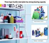 Laundry Storage: CARLA HOME 3-Tier Over Washing Machine Storage Rack for Laundry Room or Kitchen