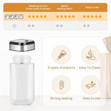 Kitchen & Bathroom DIY: CARLA HOME Rotating Spice Rack Organizer with 20 Glass Jars for Kitchen Countertop