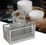 Dishwashers: CARLA HOME 8 Slot Universal Dishwasher Cutlery Basket with Handle and Lid which Fits Most Brands (240mm X 135mm X 122mm)