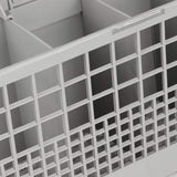 Dishwashers: CARLA HOME 8 Slot Universal Dishwasher Cutlery Basket with Handle and Lid which Fits Most Brands (240mm X 135mm X 122mm)