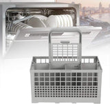 Dishwashers: CARLA HOME 8 Slot Universal Dishwasher Cutlery Basket with Handle and Lid which Fits Most Brands (240mm X 135mm X 122mm)