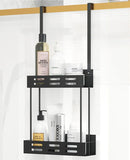 Kitchen & Bathroom DIY: CARLA HOME Over the Door 2-tier Shower Caddy Organizer Shelf with Hooks for Bathroom