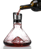 Fridges: CARLA HOME Iceberg Wine Decanter with Aerator Filter and Lid