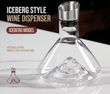 Fridges: CARLA HOME Iceberg Wine Decanter with Aerator Filter and Lid