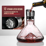 Fridges: CARLA HOME Iceberg Wine Decanter with Aerator Filter and Lid