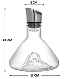 Fridges: CARLA HOME Iceberg Wine Decanter with Aerator Filter and Lid