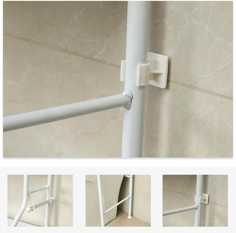 Laundry Storage: CARLA HOME 3-Tier Over Washing Machine Storage Rack for Laundry Room Space Saving, Towels, Detergent & Bathroom Essentials