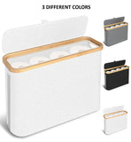 Kitchen & Bathroom DIY: CARLA HOME 2 pack Toilet Paper Storage Basket Holds Up to 12 Rolls with Bamboo Lid and Handle for RV Closet (Black)