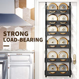 Clothing & Wardrobe Storage: CARLA HOME 6 Tier Over the Door Organizer with Adjustable Metal Pantry Storage Rack and Hanging Baskets for Kitchen and Bathroom