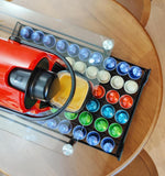 Kitchen Appliance Accessories: CARLA HOME 60 Coffee Pod Holder Drawer with Tempered Glass Capsule Organizer for Nespresso Pods and Sliding Drawer for Kitchen Countertop