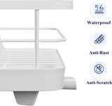 Dish Racks: CARLA HOME Dish Drying Rack for Kitchen Counter with Removable Drip Tray, Utensil Holder and Cutlery Organizer