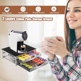 Coffee Machines & Accessories: CARLA HOME K-Cup Coffee Pod Drawer for 72 Coffee Pods Storage for Home Kitchen Counter Organizer