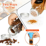 Seasonings & Spices: CARLA HOME 24 Glass Spice Jars with Lids, Shaker Tops, 180 Spice Labels, White Pen & Funnel for Kitchen Organization, Spice Rack, Seasoning & Herb Storage