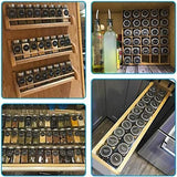 Seasonings & Spices: CARLA HOME 24 Glass Spice Jars with Lids, Shaker Tops, 180 Spice Labels, White Pen & Funnel for Kitchen Organization, Spice Rack, Seasoning & Herb Storage