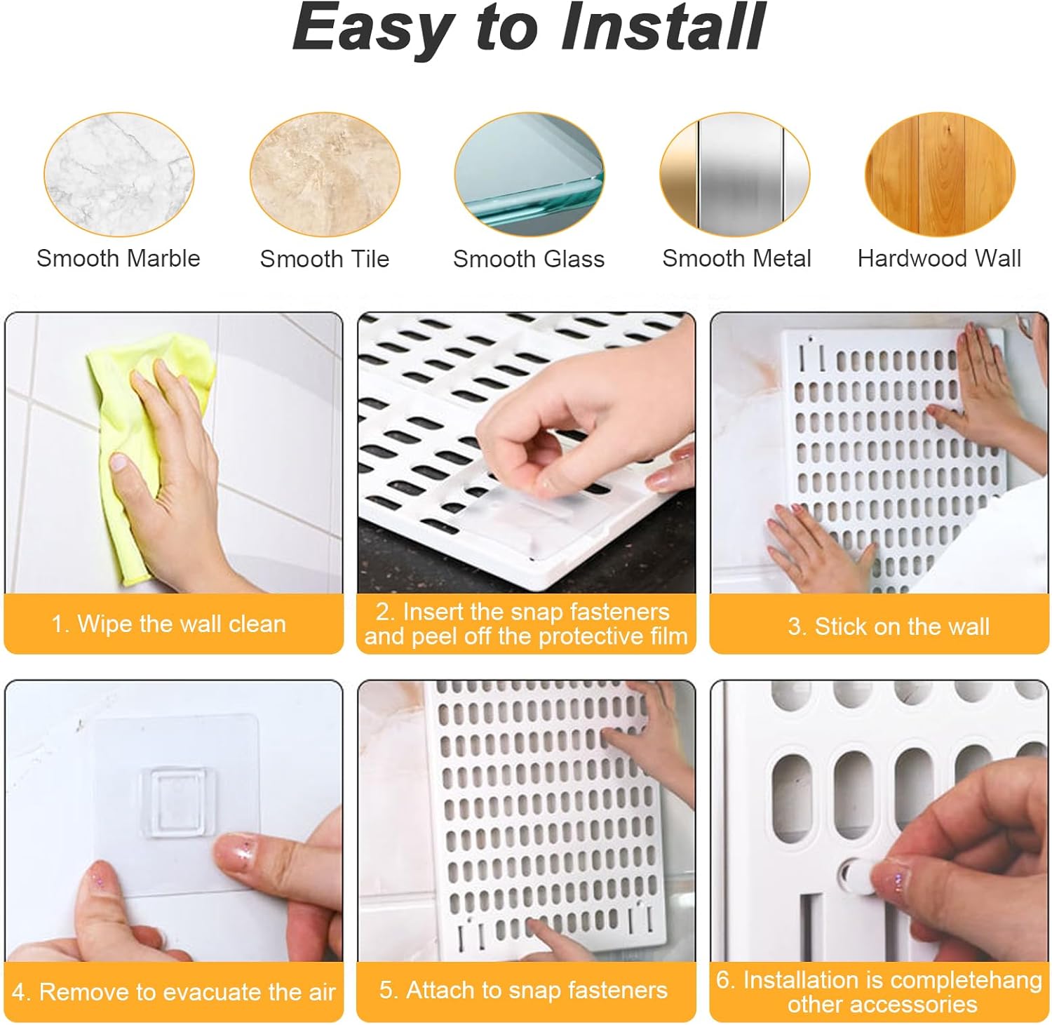 Wall Storage Racks: CARLA HOME Pegboard Wall Organizer Kit with 3 Modular Panels & 17 Accessories for Office, Gaming & Craft Storage