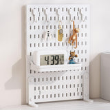 Desk Accessories: CARLA HOME Desk Pegboard Organizer Kit  with Hooks, Tray & Mount Ideal for Office, Gaming Setup & Home Workspace Organization (White)