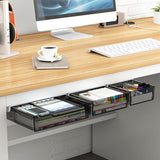 Storage Cabinets: CARLA HOME 3‑Pack Under Desk Storage Drawers Hidden Pull‑Out Organizer for Office & Home