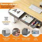 Storage Cabinets: CARLA HOME 3‑Pack Under Desk Storage Drawers Hidden Pull‑Out Organizer for Office & Home