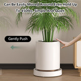 Pots, Planters & Accessories: CARLA HOME Rolling Plant Stand with 360° Wheels for Indoor Pots (26 cm)