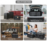 Clothing & Wardrobe Storage: CARLA HOME 2-Pack 180L Extra Large Moving Storage Bags with Handles & Duty Zippered for Clothes, Travel, Space Saving & Camping