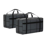 Clothing & Wardrobe Storage: CARLA HOME 2-Pack 180L Extra Large Moving Storage Bags with Handles & Duty Zippered for Clothes, Travel, Space Saving & Camping