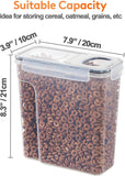 Food Storage: CARLA HOME Airtight Cereal Storage Containers BPA-Free Food Dispensers with Pouring Lids for Pantry & Kitchen (4 Pack 2,5L)