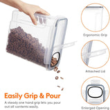 Food Storage: CARLA HOME Airtight Cereal Storage Containers BPA-Free Food Dispensers with Pouring Lids for Pantry & Kitchen (4 Pack 2,5L)